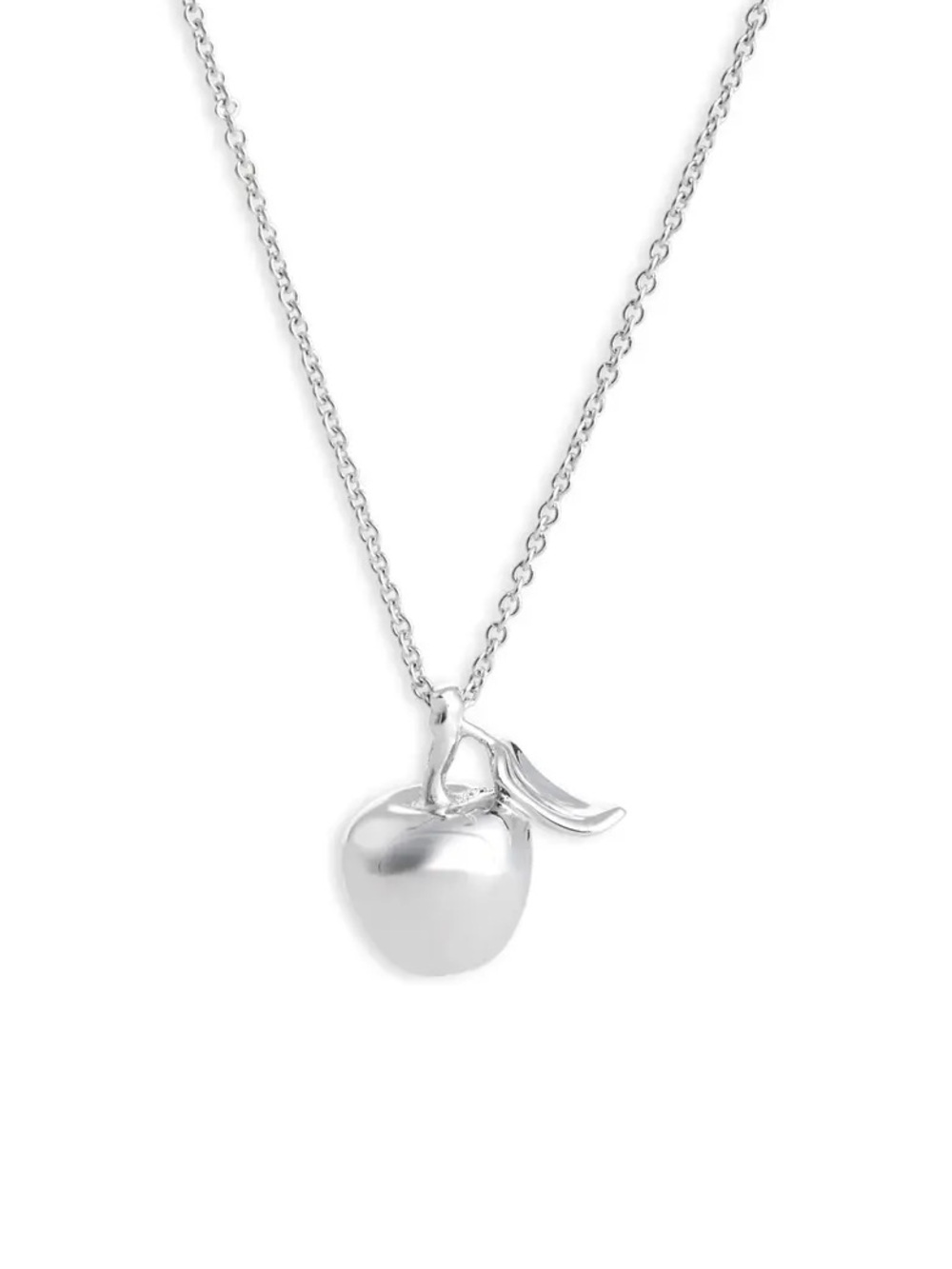NWOT Tom Wood Sterling Silver NYC Apple Necklace - Nordstrom Exclusive